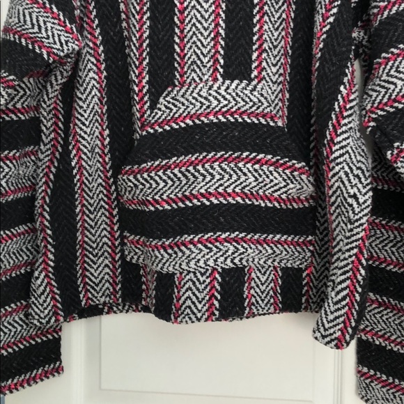 PRICE DROP 💗 Baja Joe thick cloth striped hoodie - Picture 5 of 8